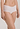 Front view of a women model wearing HA white cotton Maxi Briefs