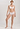 Full-body view of a women model wearing HA white cotton Maxi Briefs