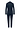 Back cutout view of HA deep navy modal/viscose/tencel L/SLV Pajama