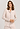Close-up view of a women model wearing HA almond modal/viscose/tencel L/SLV Pajama