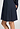 General view of a women model wearing HA deep navy modal/viscose/tencel L/SLV Nightdress 95cm