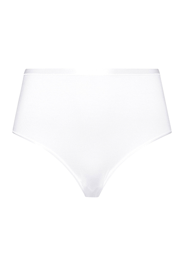 Front cutout view of HA white modal/viscose/tencel Maxi Briefs