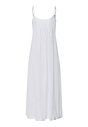 Front cutout view of HA white cotton Spaghetti Dress 130cm