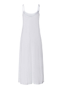 Back cutout view of HA white cotton Spaghetti Dress 130cm