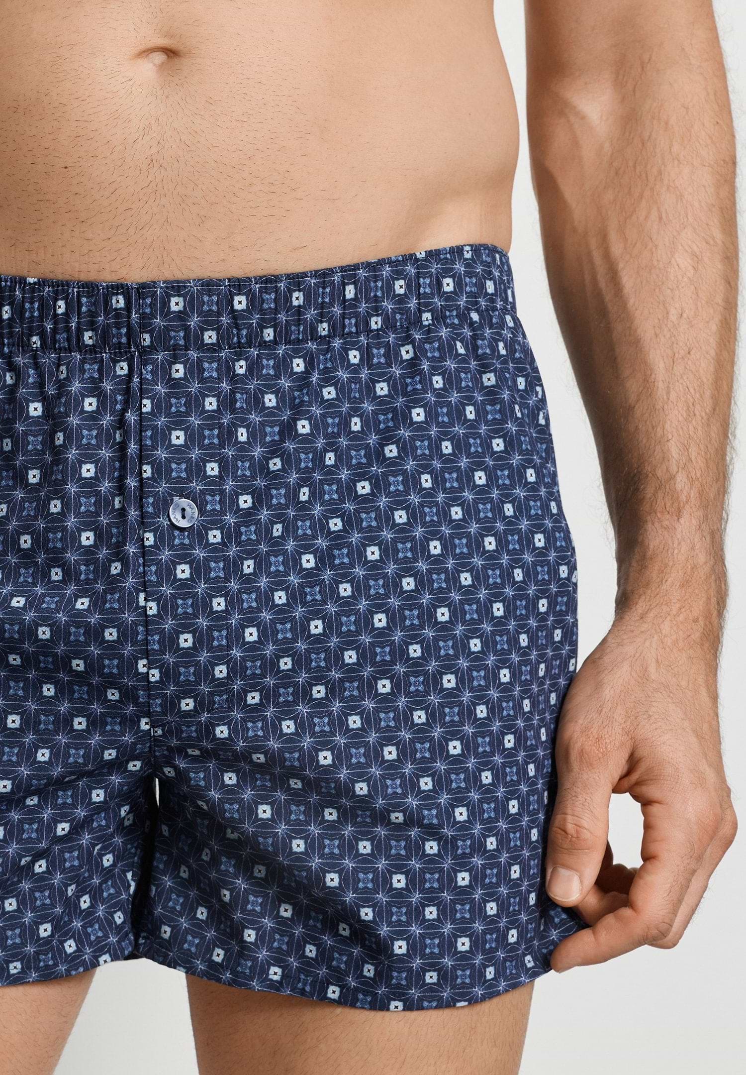Slip Boxer Corto Uomo Hanro – Tencel E Cotone, Traspirante, Vestibilità Attillata - 5