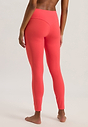 Back view of a women model wearing HA juicy melon microfibre Leggings