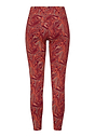 Back cutout view of HA graphic marble microfibre Leggings