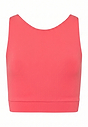 Back cutout view of HA juicy melon microfibre Tank Top