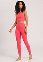 Full-body view of a women model wearing HA juicy melon microfibre Tank Top