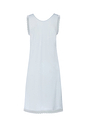 Back cutout view of HA watery blue cotton Sleeveless Nightdress 90cm