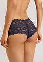 Back view of a women model wearing HA deep navy modal/viscose/tencel Full Brief