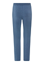 Back cutout view of HA tanzanite melange modal/viscose/tencel Long Pants