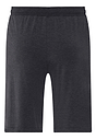 Back cutout view of HA charcoal melange modal/viscose/tencel Short Pants