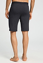 Back view of a men model wearing HA charcoal melange modal/viscose/tencel Short Pants