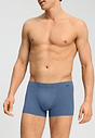 Front view of a men model wearing HA stormy gray/tanzanite cotton Pants 2Pack
