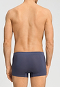 Back view of a men model wearing HA stormy gray/tanzanite cotton Pants 2Pack