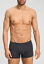 General view of a men model wearing HA charcoal art / smokey olive cotton Pants 2Pack
