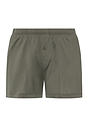 Front cutout view of HA smokey olive cotton Boxers