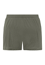 Back cutout view of HA smokey olive cotton Boxers