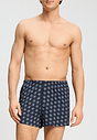 Front view of a men model wearing HA celestial night cotton Boxers