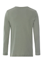 Back cutout view of HA shadow cotton L/SLV Henley Shirt