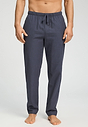 Front view of a men model wearing HA stormy flannell cotton Long Pants