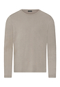 Front cutout view of HA wooly beige cotton L/SLV Shirt