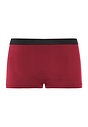 Back cutout view of HA intense red microfibre Pants