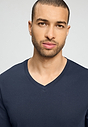 Close-up view of a men model wearing HA sagittarius cotton L/SLV Pajama