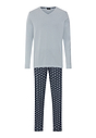 Front cutout view of HA celestial night cotton L/SLV Pajama
