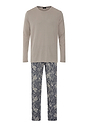 Front cutout view of HA midnight dream cotton L/SLV Pajama