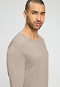 Close-up view of a men model wearing HA midnight dream cotton L/SLV Pajama