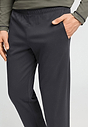 General view of a men model wearing HA charcoal art cotton L/SLV Pajama