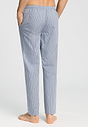 Back view of a men model wearing HA jeans lines cotton Long Pants