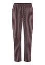 Front cutout view of HA libra stripes cotton Long Pants
