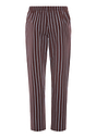 Back cutout view of HA libra stripes cotton Long Pants