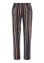 Back cutout view of HA pinecone stripes cotton Long Pants