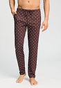 Front view of a men model wearing HA sagittarius cotton Long Pants