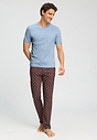 Full-body view of a men model wearing HA sagittarius cotton Long Pants