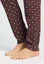 Close-up view of a men model wearing HA sagittarius cotton Long Pants