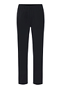 Front cutout view of HA black cotton Long Pants