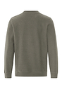 Back cutout view of HA smokey olive cotton Pullover