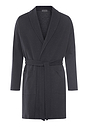 Front cutout view of HA smokey charcoal cotton Robe