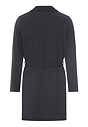 Back cutout view of HA smokey charcoal cotton Robe