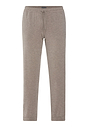 Front cutout view of HA toffee melange modal/viscose/tencel Long Pants