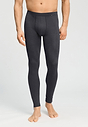Front view of a men model wearing HA charcoal art modal/viscose/tencel Longlegs