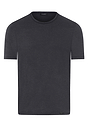 Front cutout view of HA charcoal art modal/viscose/tencel S/SLV Shirt