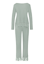 Back cutout view of HA mystic breeze modal/viscose/tencel L/SLV Pajama