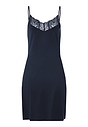 Front cutout view of HA deep navy modal/viscose/tencel Negligee 90cm