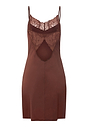 Back cutout view of HA cinnamon modal/viscose/tencel Negligee 90cm